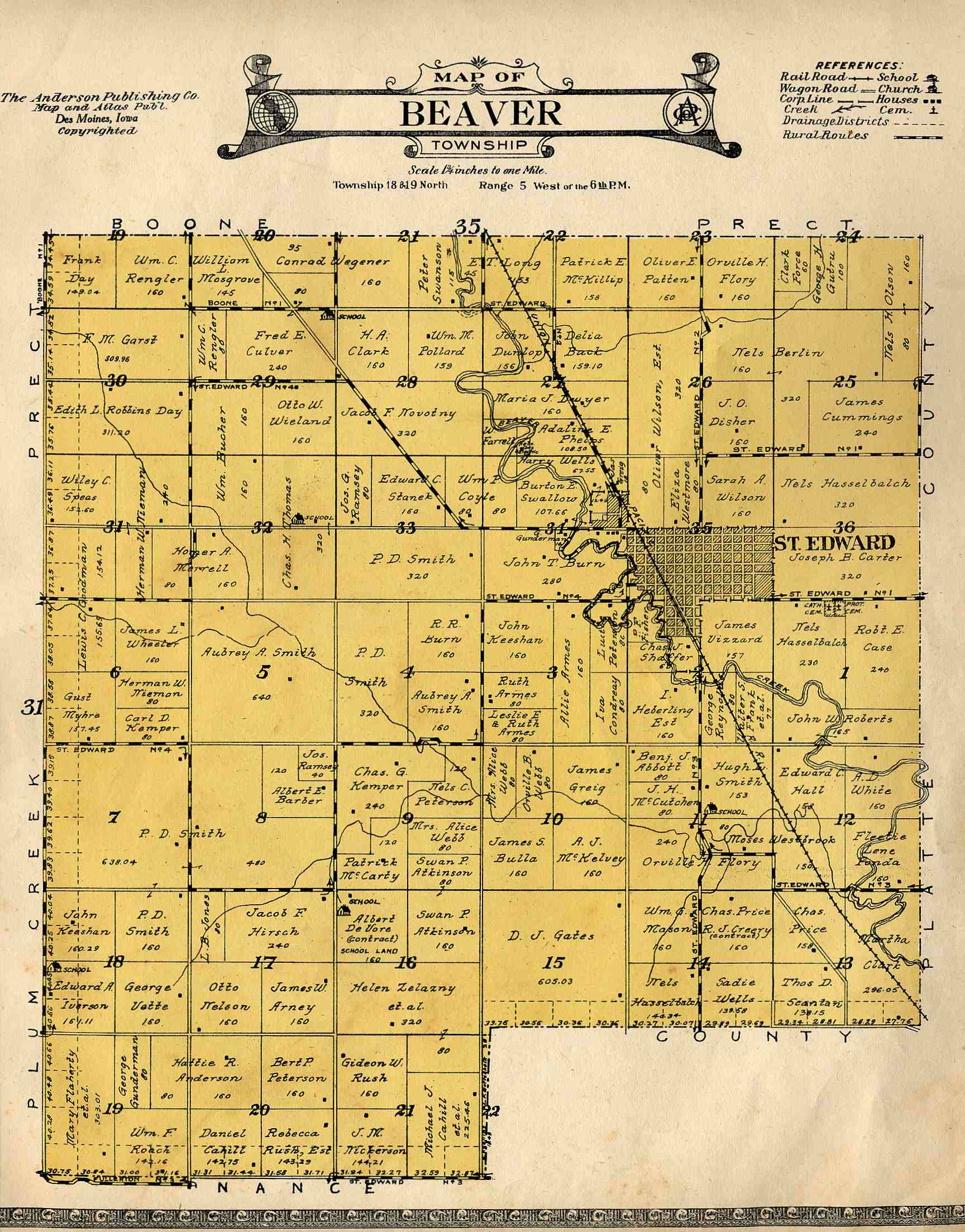 Beaver Township Map Photo Yogib Photos At Pbase