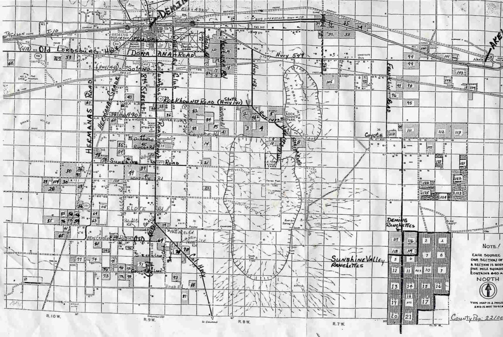 Deming Ranchettes Overview Map