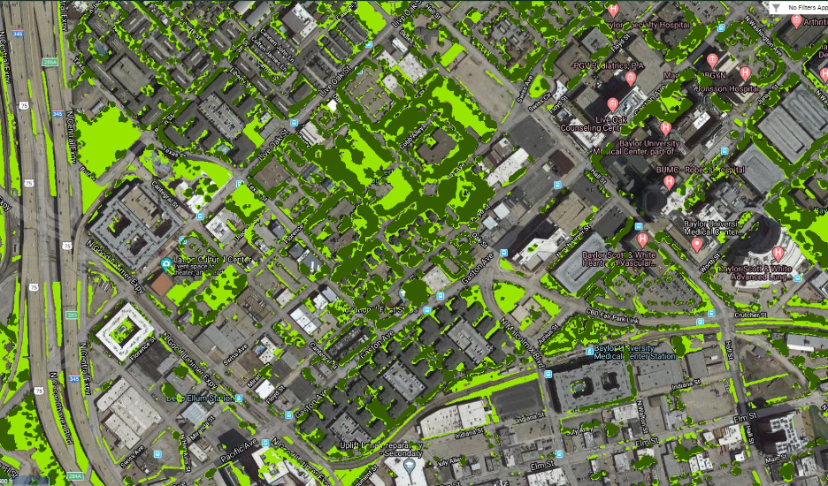 How GIS Maps Help To Build The Urban Forest Texas Trees Foundation
