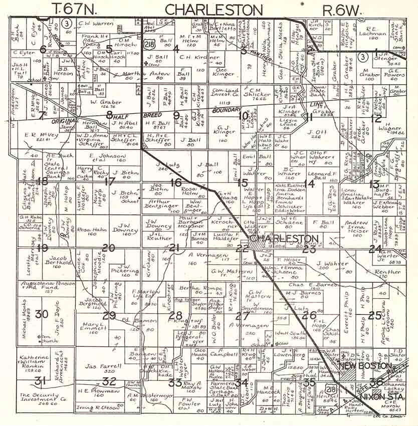 Lee County IAGenWeb 1930 Plat Maps By Township