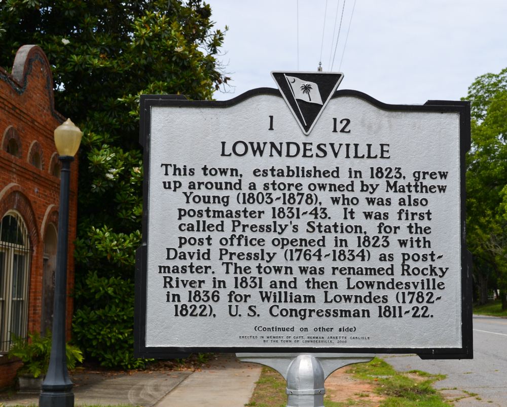 LOWNDESVILLE COMMUNITY PAGE Abbeville County LOWNDESVILLE COMMUNITY PAGE Abbeville County