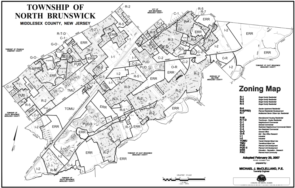 Maps Township Of North Brunswick