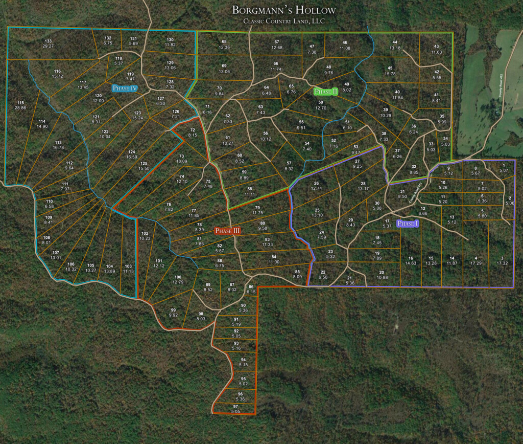 Missouri Land For Sale In Shannon County County Borgmann s Hollow 