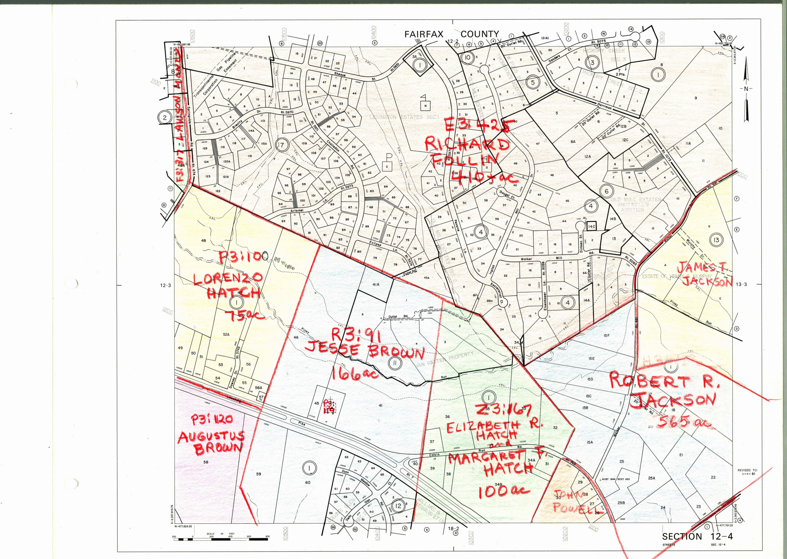 Property Lines Map Fairfax County PROFRTY