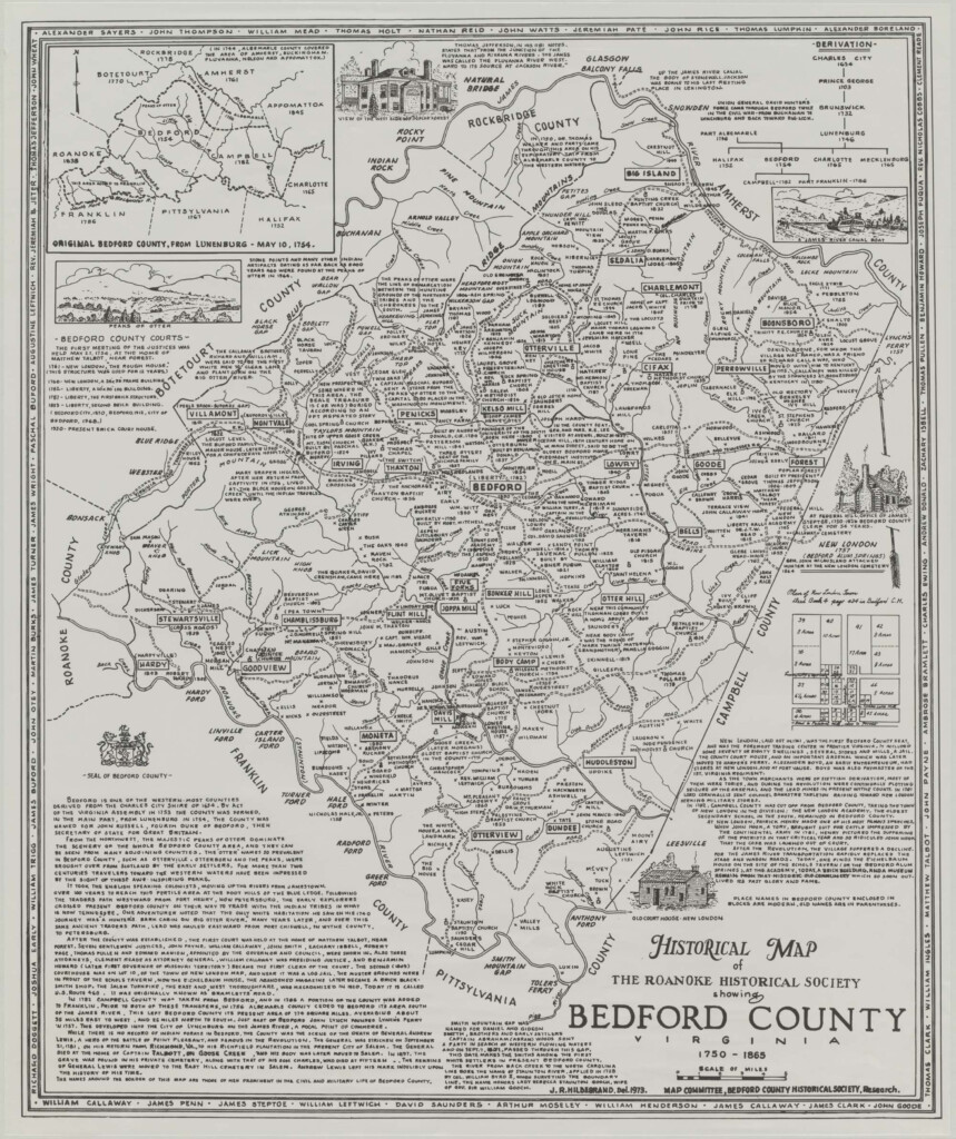 Raymond D Shasteen Genealogy MAPS ALBEMARLE BEDFORD OTHER 