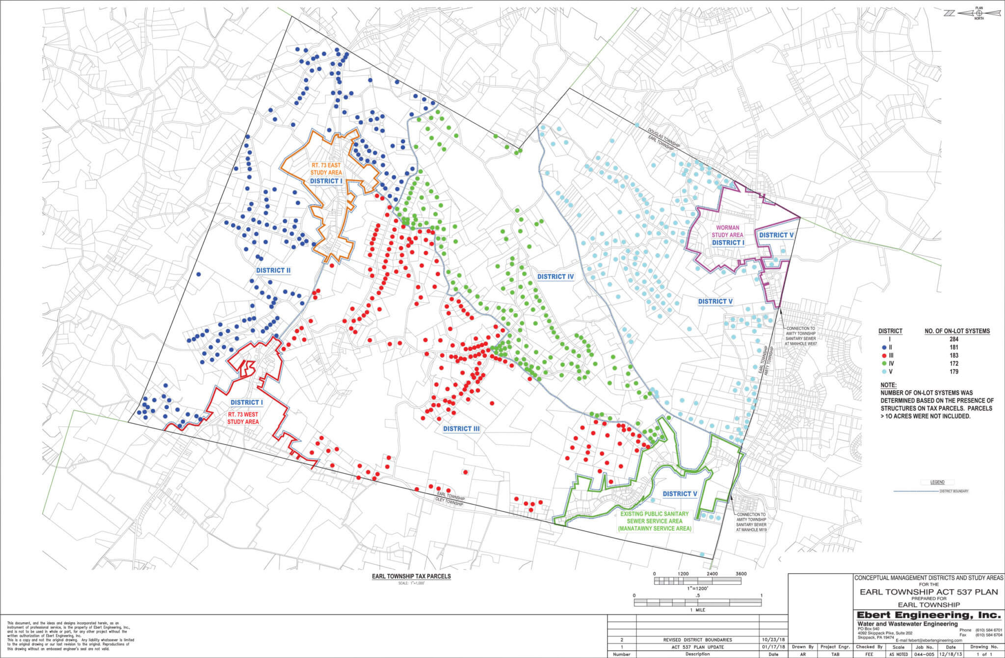 Road And Zoning Maps Of Earl Township In Berks County PA