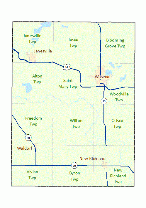 Waseca County Maps