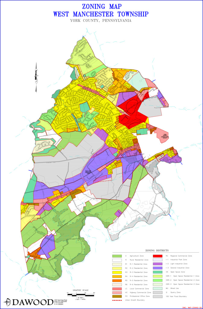 Zoning Map West Manchester Township